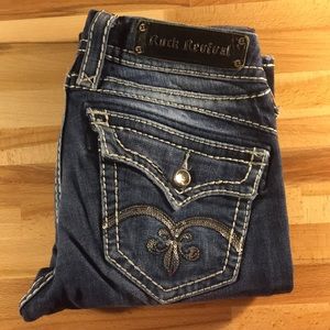 Rock Revival Jeans. Sasha straights. Inseam 31